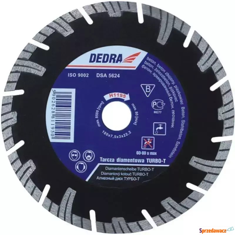 TARCZA DIAMENTOWA TURBO-T DO M...