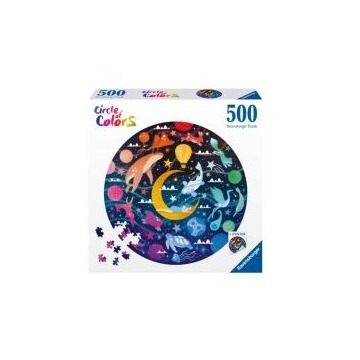  Puzzle 2D Paleta kolorów 500 el. Sny Ravensburger