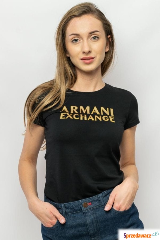 
T-shirt damski Armani Exchange 6RYT07 YJ8QZ czarny - Bluzki, koszule - Siedlce
