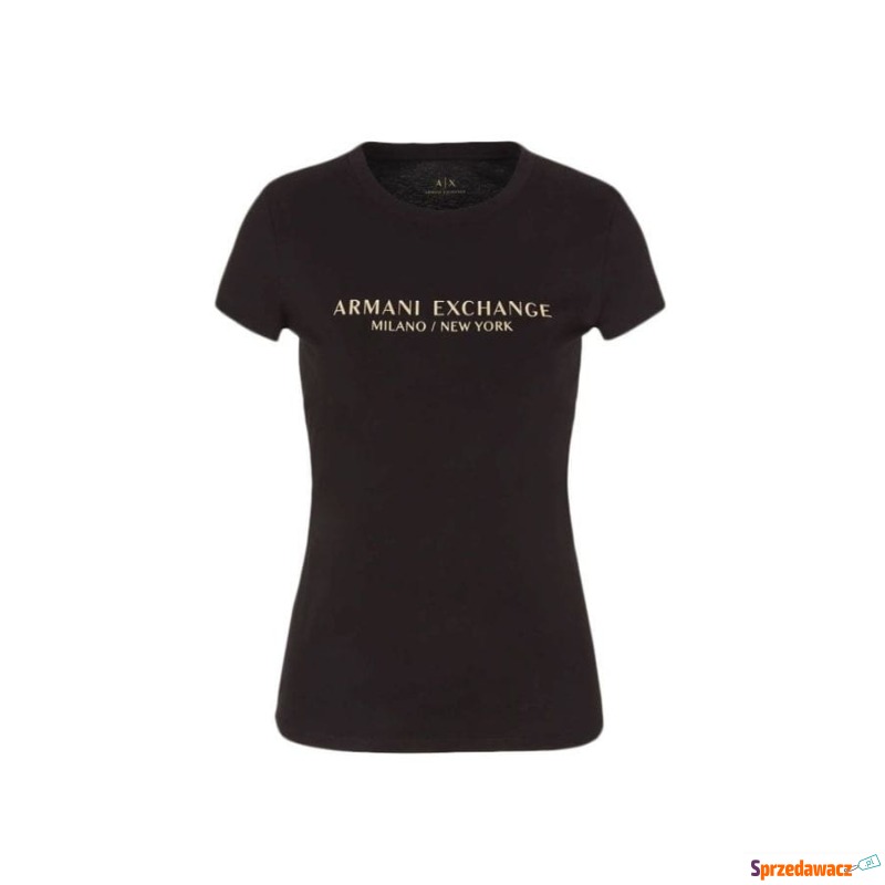 
T-shirt damski Armani Exchange 8NYTAB YJG3Z czarny - Bluzki, koszule - Zgierz
