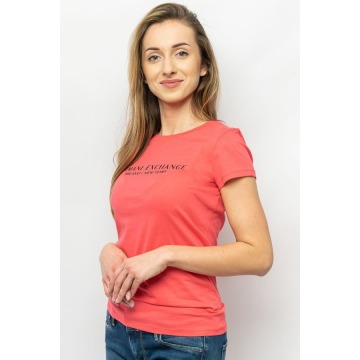 
T-shirt damski Armani Exchange 8NYTAB YJG3Z różowy
