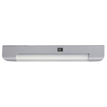 Kinkiet lampa ścienna Rabalux Band light 1x10W G13 T8 srebrny 2306