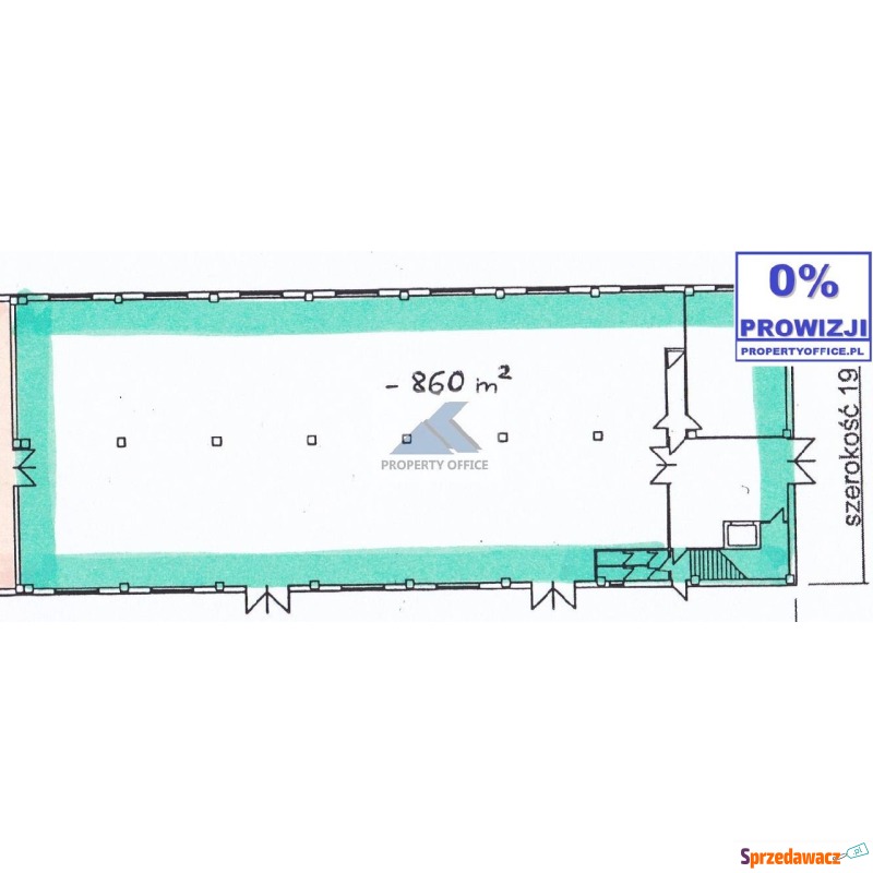 Bielany: magazyn 860 m2 - Lokale użytkowe do w... - Warszawa