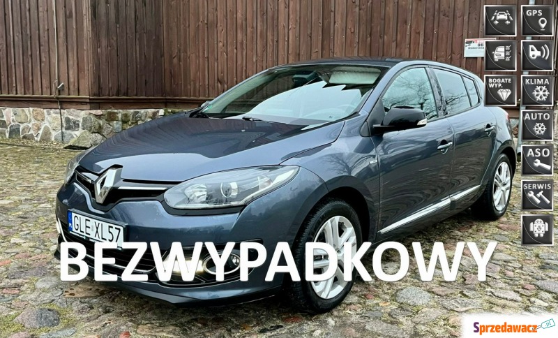 Renault Megane  Hatchback 2015,  1.2 benzyna - Na sprzedaż za 32 999 zł - Cewice