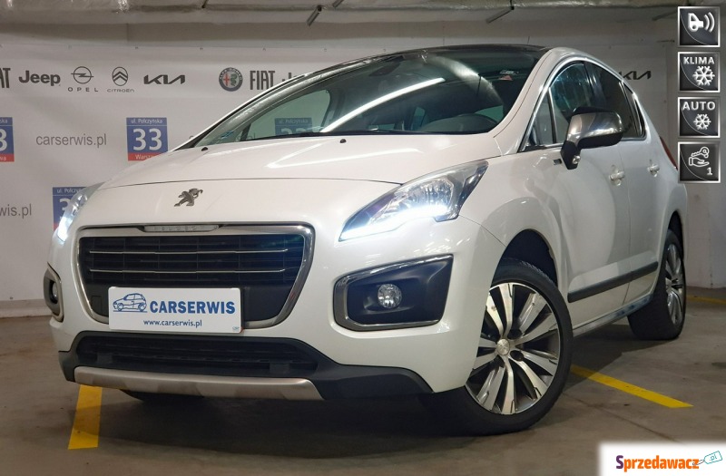 Peugeot 3008  SUV 2015,  1.2 benzyna - Na sprzedaż za 44 800 zł - Warszawa