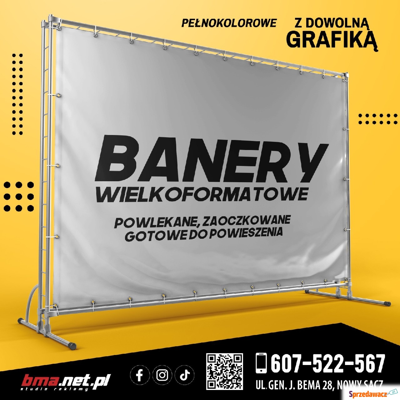 Banery Nowy Sącz, banery wyborcze,...