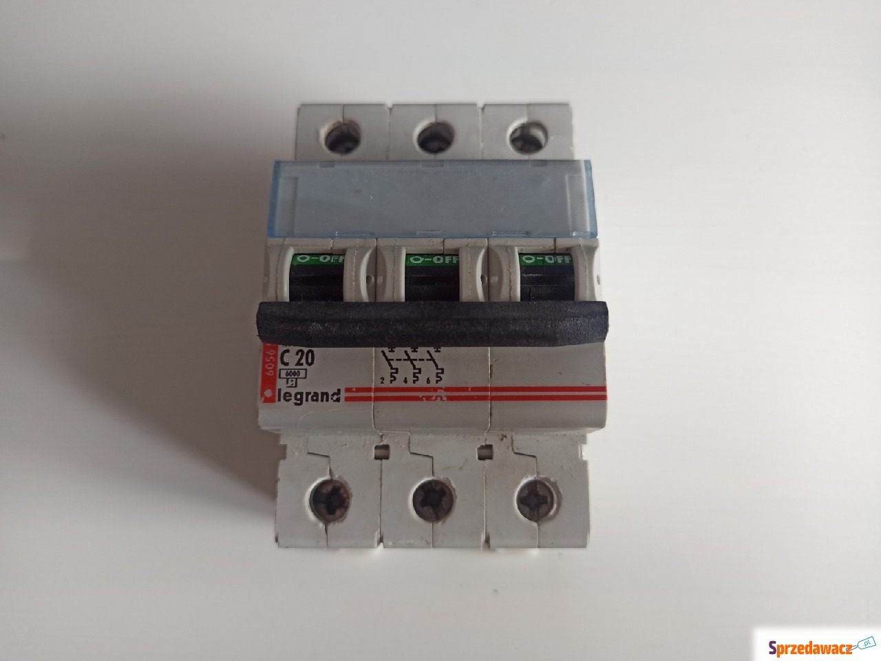 Legrand bezpiecznik 3x20a c20...