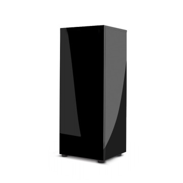 AQUAEL szafka glossy cube czarna zd 50x50x90
