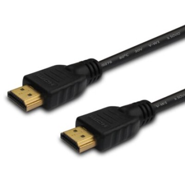 Kabel HDMI (M) SAVIO CL-34 10m, czarny, złote końcówki, v1.4
