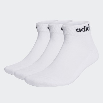 Linear Ankle Socks Cushioned Socks 3 Pairs