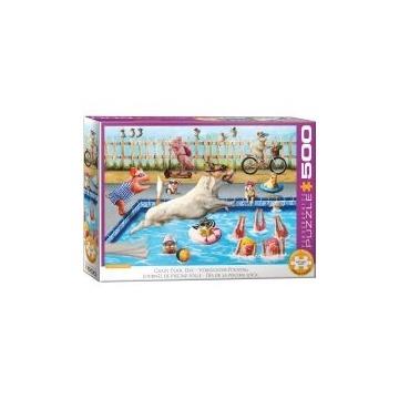  Puzzle 500 Crazy pool day by Lucia Heffer 6500-5878 Eurographics
