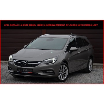 Opel Astra K 1.6 CDTI 110KM Zamiana Opłacona Serwis Navi Kamera Ledy