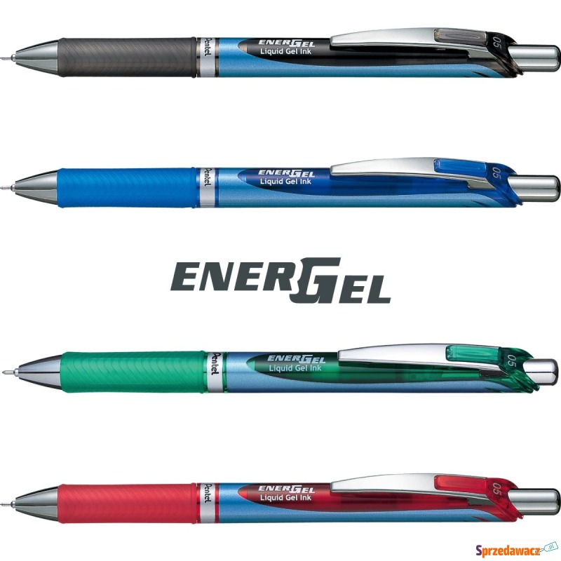 Cienkopis żelowy Energel pstrykany BLN75 Pentel - Długopisy - Czarne