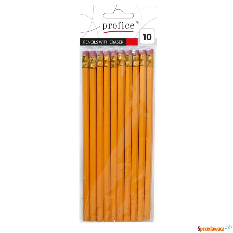 Ołówek HB żółty z gumką Profice - Ołówki, wkłady do oł... - Skierniewice