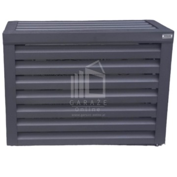 Osłona klimatyzatora - pompy ciepła 90x40x80 cm antracyt ID459