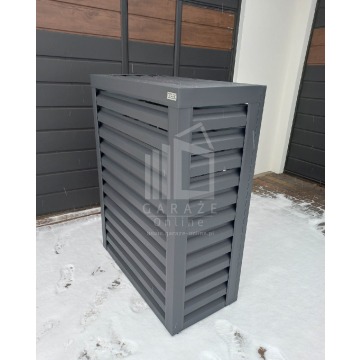 Osłona pompy ciepła 90x40x140 cm antracyt ID480 - Pozostałe artykuły do... - Łęczyca - zdjęcie 3