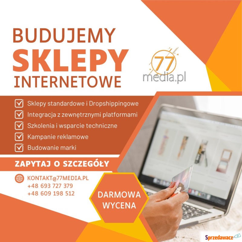 77media: Twój Partner w E-commerce! Budujemy... - Usługi graficzne, Internet - Wrocław