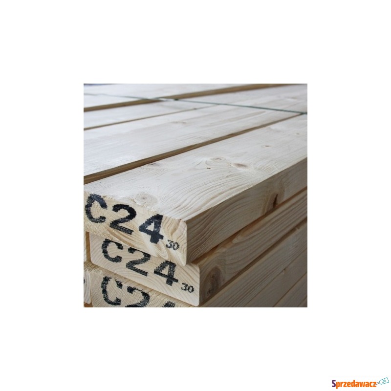Drewno konstrukcyjne C24 45x195mm kantówka strugana - Więźby, krokwie - Rabka-Zdrój