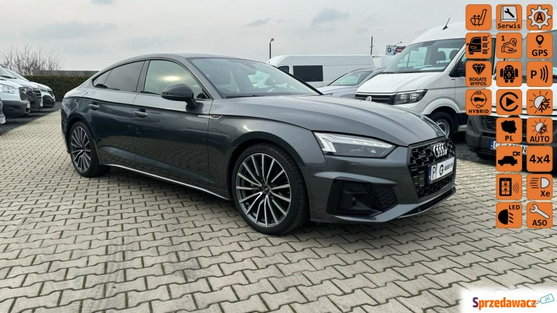 Audi A5  Sedan/Limuzyna 2021,  2.0 benzyna - Na sprzedaż za 179 990 zł - Leszno