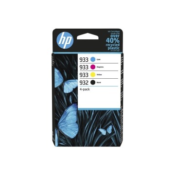 Oryginalny zestaw tuszy HP 932 czarny + HP 933 kolor (6ZC71AE)