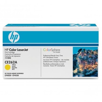 HP oryginalny toner CE262A, yellow, 11000s, 648A, HP Color LaserJet CP4025, CP4525