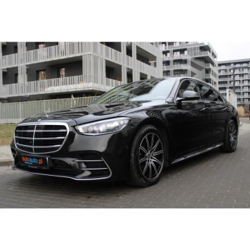 Mercedes S CLASS 2022 prod. / 2022 1rej. S580 / 4-MATIC / LONG / AMG LINE / BUSINESS CLASS / BEZWYPA