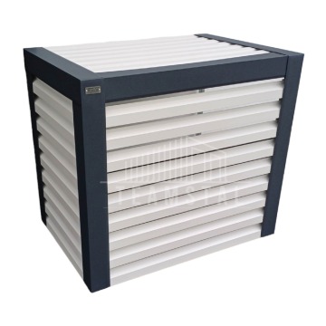 Osłona klimatyzatora - pompy ciepła 90x50x110 cm biały + antracyt TS554