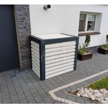 Osłona klimatyzatora - pompy ciepła 90x50x110... - Pompy ciepła - Braniewo - zdjęcie 3