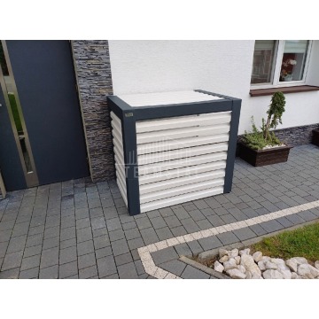 Osłona klimatyzatora - pompy ciepła 90x50x110... - Pompy ciepła - Braniewo - zdjęcie 4