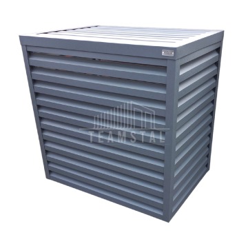 Osłona klimatyzatora - pompy ciepła 90x50x130 cm antracyt TS555