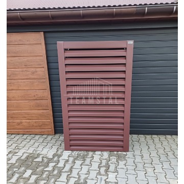 Osłona pompy ciepła 80x40x190 cm ciemny brąz TS570 - Pompy ciepła - Ciechanów - zdjęcie 5