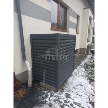 Osłona pompy ciepła 80x50x180 cm antracyt TS571 - Pompy ciepła - Morąg - zdjęcie 2