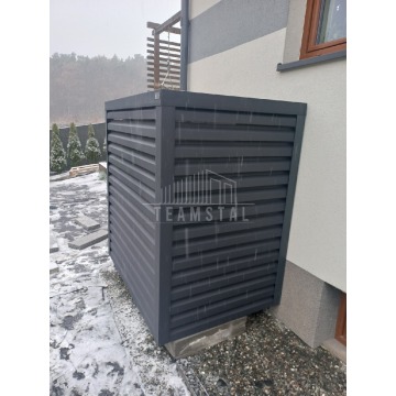 Osłona pompy ciepła 80x50x180 cm antracyt TS571 - Pompy ciepła - Morąg - zdjęcie 3