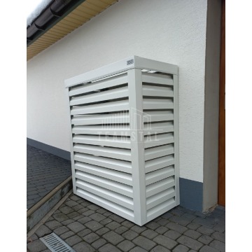 Osłona pompy ciepła 90x40x140 cm biały TS574 - Pompy ciepła - Ruda Śląska - zdjęcie 5
