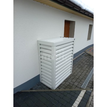 Osłona pompy ciepła 90x40x140 cm biały TS574 - Pompy ciepła - Ruda Śląska - zdjęcie 6
