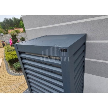 Osłona pompy ciepła 90x50x180 cm antracyt TS578 - Pompy ciepła - Koszalin - zdjęcie 4
