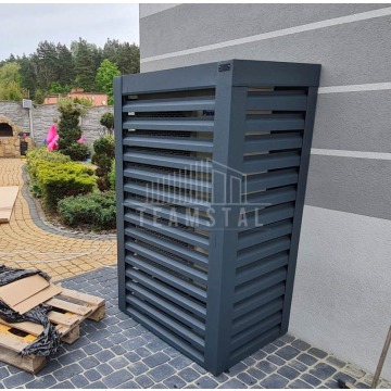 Osłona pompy ciepła 90x50x180 cm antracyt TS578 - Pompy ciepła - Koszalin - zdjęcie 3