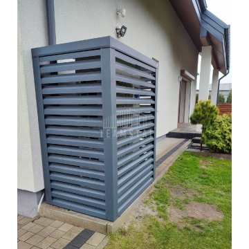 Osłona pompy ciepła 90x70x190 cm antracyt TS579 - Pompy ciepła - Toruń - zdjęcie 4