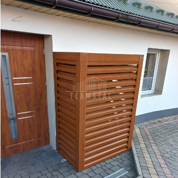 Osłona pompy ciepła 100x60x190 cm ciemny orzech... - Pompy ciepła - Łódź - zdjęcie 6