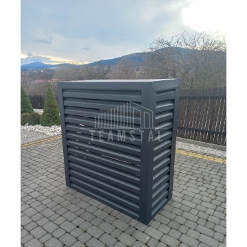 Osłona pompy ciepła 110x50x150 cm antracyt   ... - Pompy ciepła - Radom - zdjęcie 8
