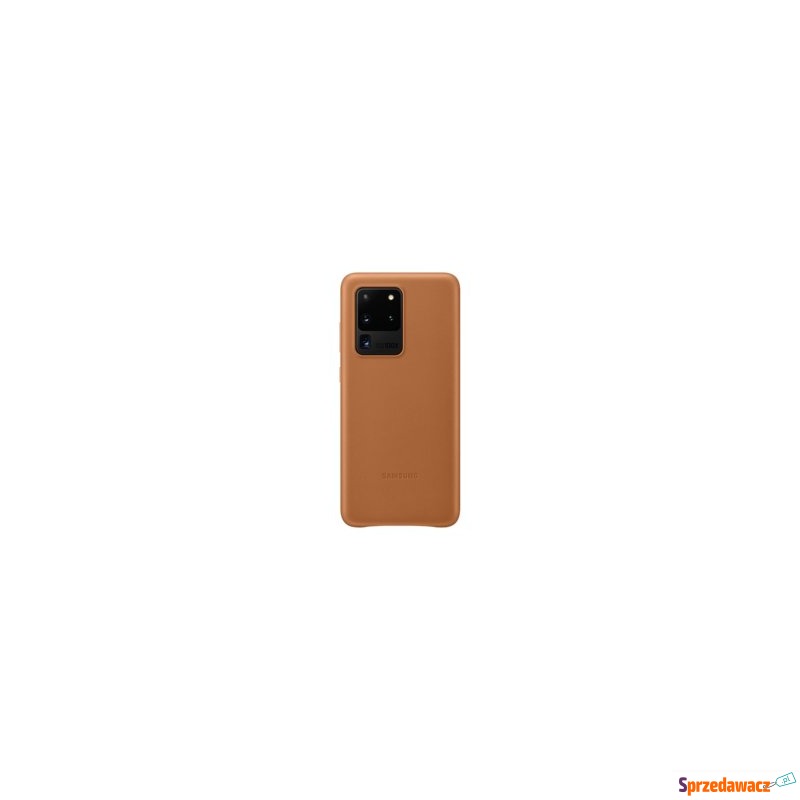 Etui Samsung Leather Cover Brown do Galaxy S20... - Etui na telefon - Przemyśl