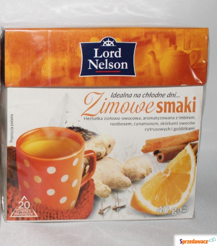 Herbata Lord Nelson zimowe smaki rooibos imbir... - Herbata, Yerba Mate - Stare Miasto