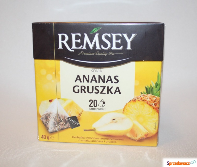 Herbata Remsey owocowa smak ananas i gruszka 20... - Herbata, Yerba Mate - Stare Miasto