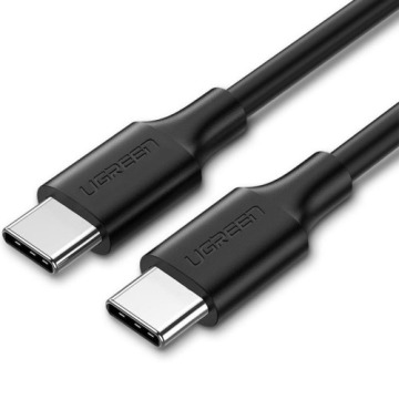 Kabel niklowany Ugreen USB-C do USB-C, 1.5m, czarny