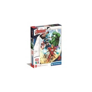  Puzzle 60 el. Super Kolor Marvel Avengers Clementoni