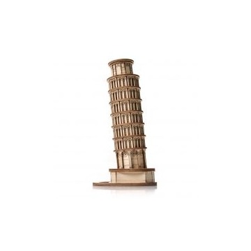  Little Story Drewniane Puzzle Model 3D - Krzywa Wieża w Pizie 