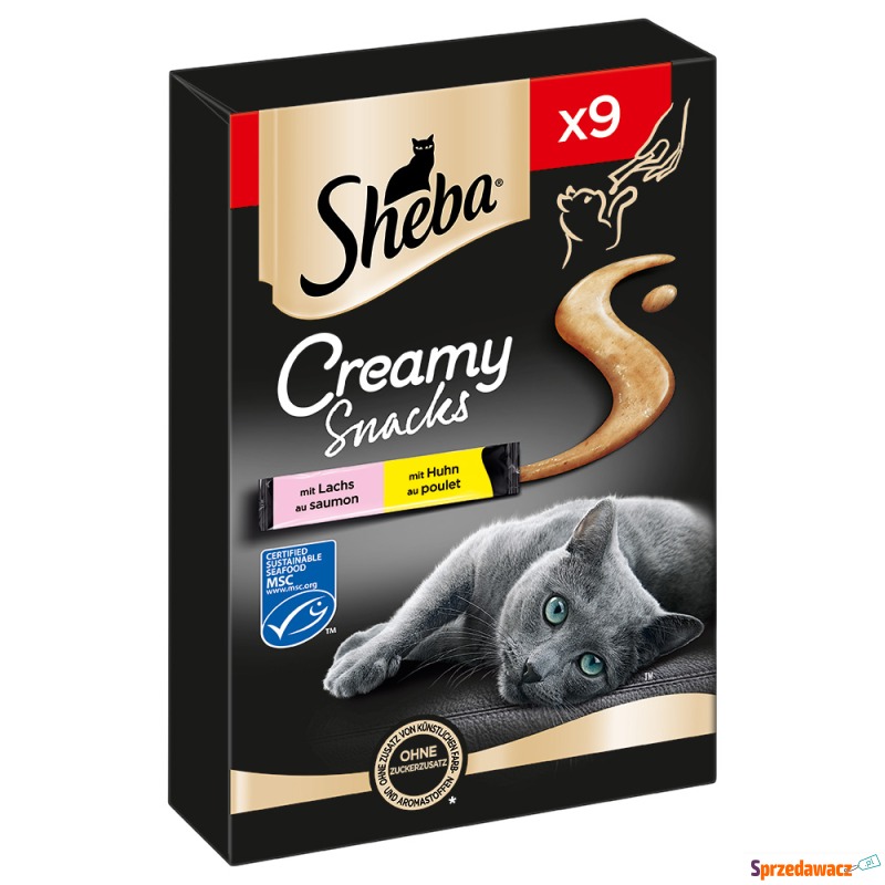 Sheba Creamy Snacks pasta dla kota - Kurczak i... - Przysmaki dla kotów - Poznań
