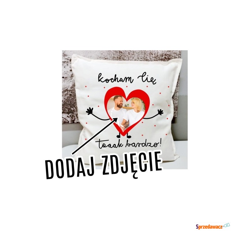 PODUSZKA 50 na 50 cm KOCHAM CIĘ...