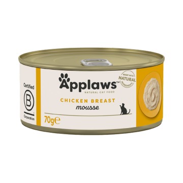 Applaws Mousse, 6 x 70 g - Kurczak