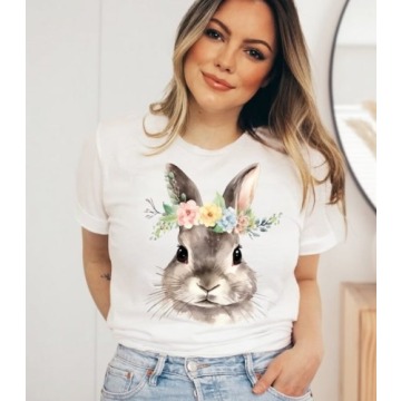 Koszulka damska z królikiem bunny